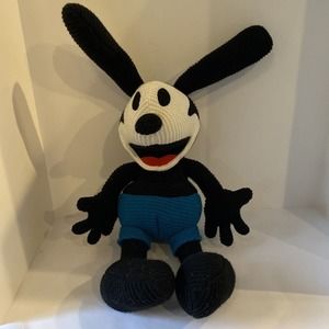 Disney Parks Classic Cozy Knits Oswald The Lucky Rabbit Plush Toy